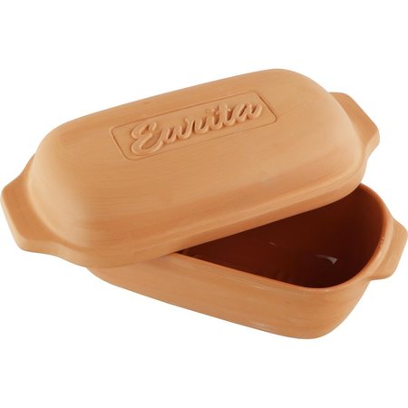 RESTON LLOYD 2 qt. Eurita Clay Loaf Pan with Lid RE440585